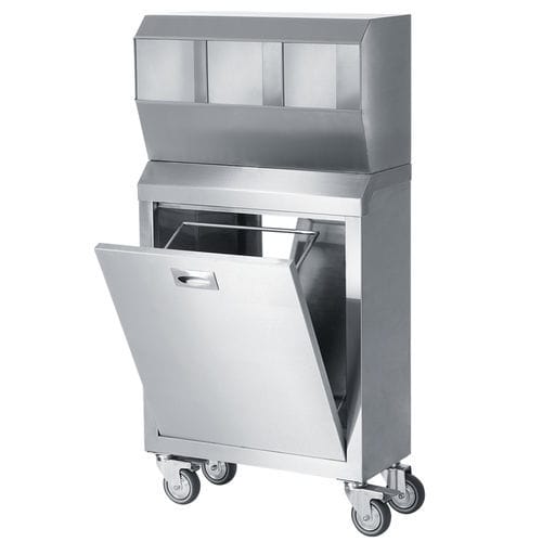 Шкаф для бахил - ER-125 series - ERYIGIT Medical Devices  - для больниц / с полкой / на роликах
