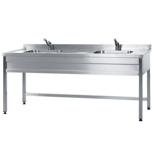 Хирургический умывальник 2 секции - ER-11 series - ERYIGIT Medical Devices  - из нержавеющей стали