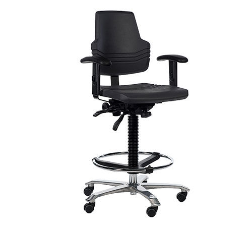 Стул для взрослых - FAM 802 S/S	 - Famos - с подлокотниками / на колесиках / с регулируемой высотой