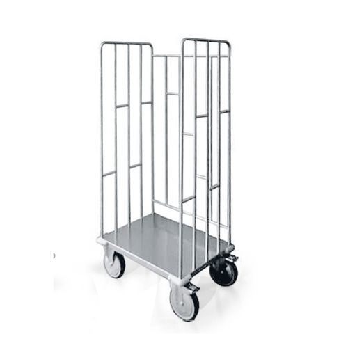 Тележка с мешками с лотком - 9CB0333 - Favero Health Projects - из нержавеющей стали