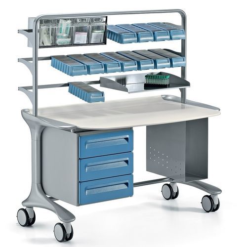 Мобильный стол с ящичками - S.O.PHIA - Favero Health Projects - модульный