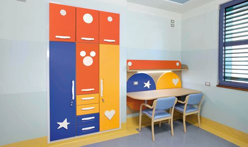 Процедурный кабинет для учреждений здравоохранения - MIKI FURNISHING - Favero Health Projects - педиатрический / модульный
