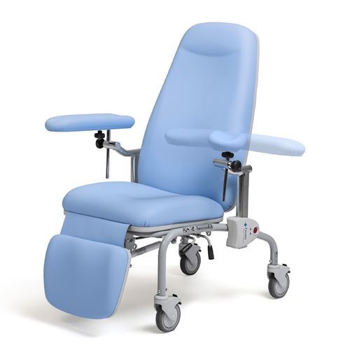 Ручное кресло для забора крови - COMFORT - Favero Health Projects - 3 секции / на роликах / с опорой для голеней