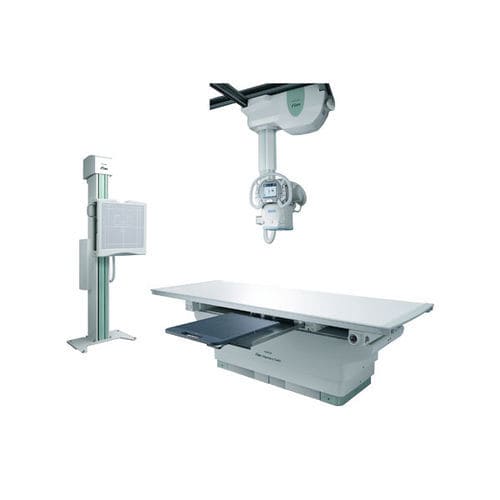 Цифровой рентгенографическая система - FDR Visionary Suite - FUJIFILM Healthcare - для многофункциональной радиографии / с телескопической потолочной стойкой для трубок / с напольной системой Букки