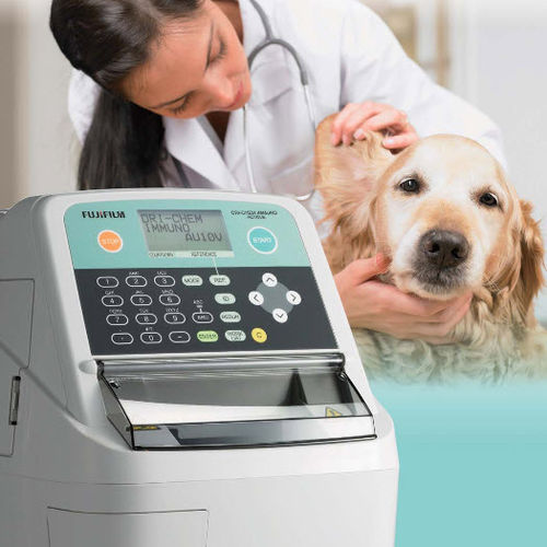 Автоматический иммуноанализатор - AU10V - FUJIFILM Healthcare - ветеринарный / методом поверхностного плазмонного резонанса / флуоресцентный