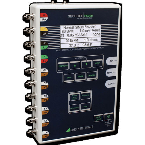 Медицинский симулятор для ЭКГ - SECULIFE PS200 - GOSSEN METRAWATT GmbH - монитор / переносной