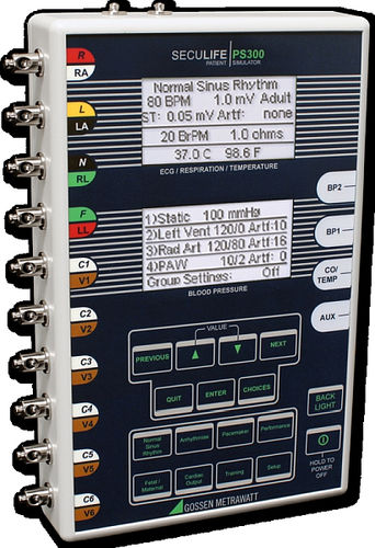 Медицинский симулятор для ЭКГ - SECULIFE PS300 - GOSSEN METRAWATT GmbH - монитор / переносной