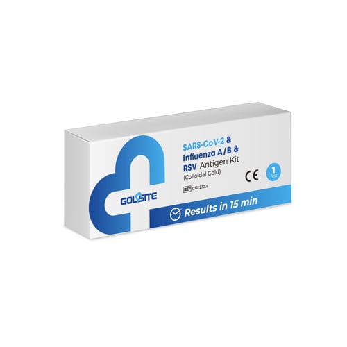 Набор для теста COVID-19 - Goldsite Diagnostics Inc. - гриппа / SARS-COV-2 / гриппа А