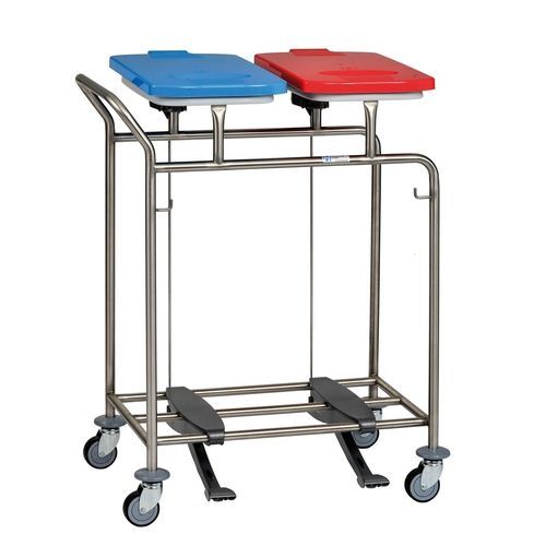 Грязная тележка с мешками - W295L - Hammerlit - для прачечных / с педалью / с ручкой