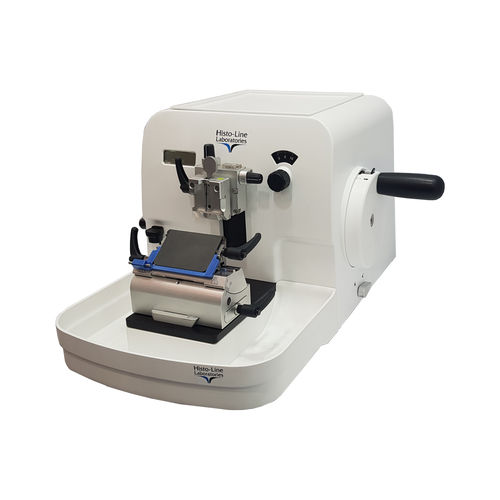 Ротационный микротом - Libra-MR3000 - Histo-Line Laboratories - с ручным приводом / для гистологии / для исследований