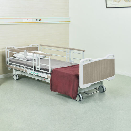 Кровать для стационаров - H538a - Hopefull Medical Equipment - электрическая / с фиксированной высотой / на роликах