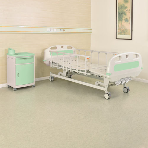 Кровать для больниц - D656a - Hopefull Medical Equipment - ручная / с регулируемой высотой / на роликах