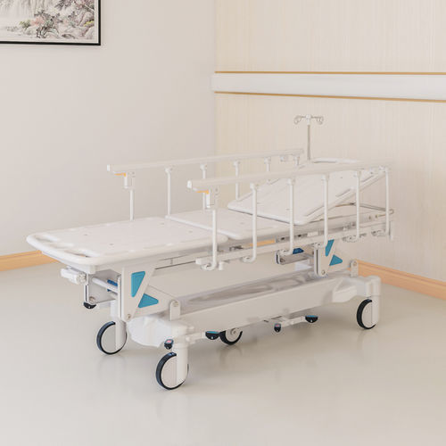 Тележка-каталка перекладчик пациента - B01 - Hopefull Medical Equipment - ручная / с регулируемой высотой / с регулируемой спинкой