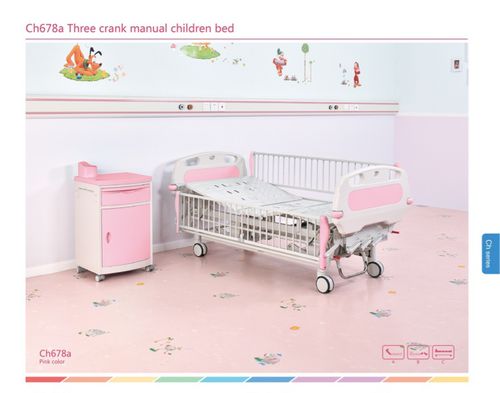 Кровать для больниц - Ch678a - Hopefull Medical Equipment - ручная / педиатрическая / с регулируемой высотой