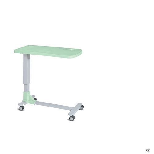 Прикроватный столик с регулируемой высотой - MT01 - Hopefull Medical Equipment - на роликах / с ручным приводом