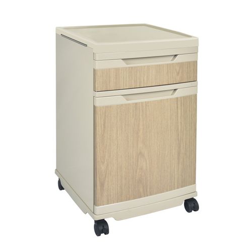 Прикроватный столик на роликах - G06 - Hopefull Medical Equipment - с выдвижными ящиками
