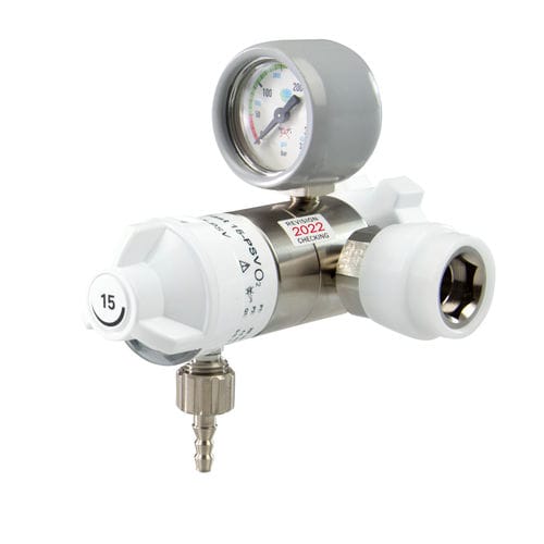 Редуктор для кислорода - AEROway® - Fast HDM01-50 - HUM - Gesellschaft für Homecare und Medizintechnik - медицинский / встроенный / с регулируемым расходом