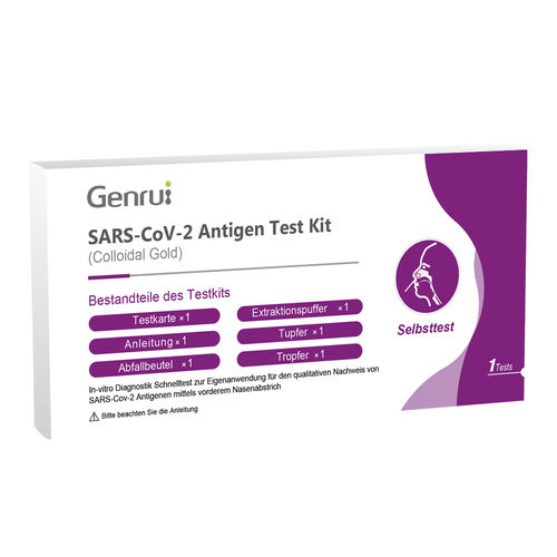Экспресс-тест COVID-19 - GEB-52104097 - HUM - Gesellschaft für Homecare und Medizintechnik - на инфекционные заболевания / на антигены / SARS-COV-2