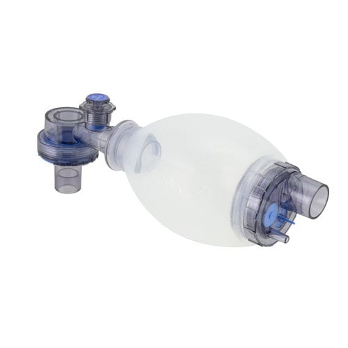 Педиатрический ручной инсуффлятор - AERObag® - HBB05-K - HUM - Gesellschaft für Homecare und Medizintechnik - из силикона / с клапаном