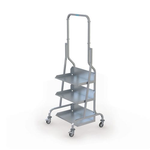 Медицинская тележка - 7505735 - Hupfer Metallwerke GmbH & Co. KG - хирургическая / для общего применения / транспортная