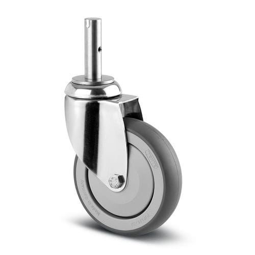 Колесо из нержавеющей стали - 014000108 - Hupfer Metallwerke GmbH & Co. KG - поворотный