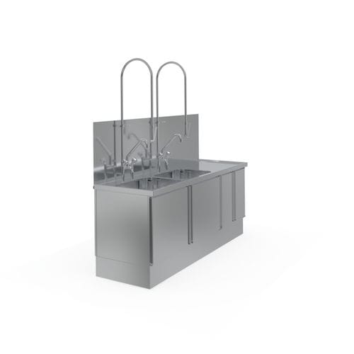 Медицинская кухонная раковина - 7503860 - Hupfer Metallwerke GmbH & Co. KG - 2 места