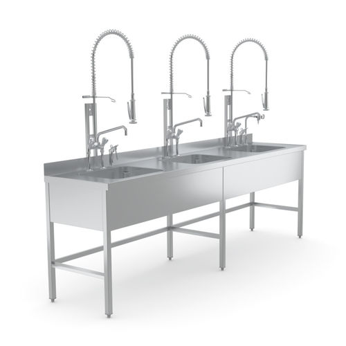 Медицинская кухонная раковина - 7505826 - Hupfer Metallwerke GmbH & Co. KG - 3 места