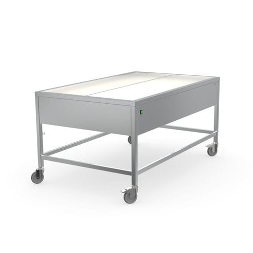 Рабочий стол - 7505956 - Hupfer Metallwerke GmbH & Co. KG - прямоугольный / на роликах / складной