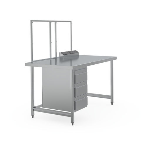 Стол для упаковки медицинских инструментов - 7506176 - Hupfer Metallwerke GmbH & Co. KG - прямоугольный / с выдвижными ящиками