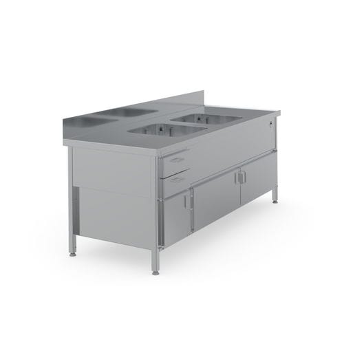 Медицинская кухонная раковина - 7506259 - Hupfer Metallwerke GmbH & Co. KG - 2 места