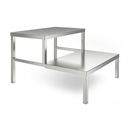 Ступенька 2 ступени - 7500297 - Hupfer Metallwerke GmbH & Co. KG - из нержавеющей стали / хирургическая / противоскользящая