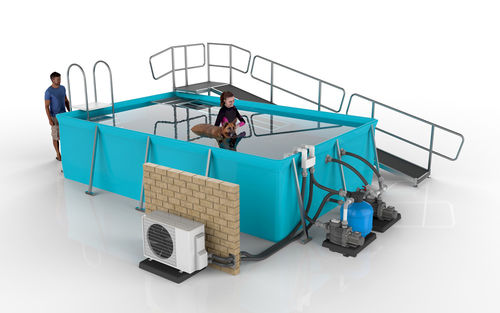 Ветеринарный бассейн для восстановления - MAX series - Hydro Physio - каркасный