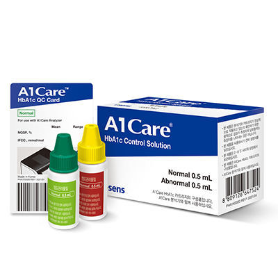 Набор реактивов в растворе - A1Care™ - i-Sens - для контроля качества / жидкость / HbA1c