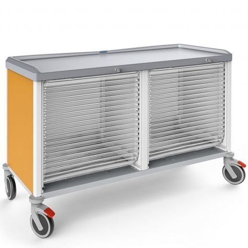 Шкаф из ABS - 326525LT - Malvestio - Furniture for healthcare facilities - оранжевый / прозрачный / желтый