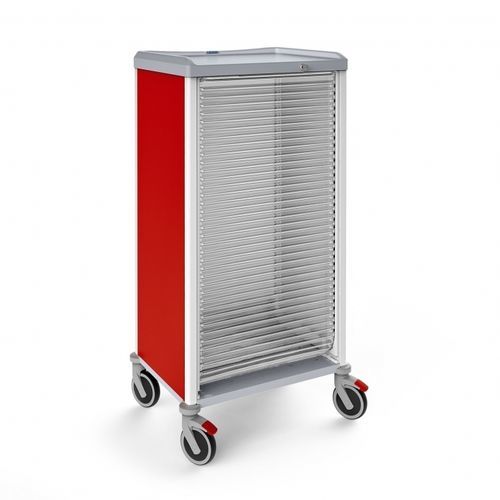 Шкаф из ABS - 326575LT - Malvestio - Furniture for healthcare facilities - прозрачный / красный / одномодульный