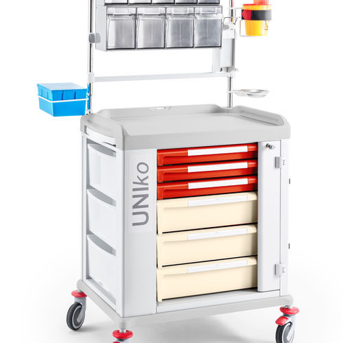 Медицинская тележка - Uniko- 328019M - Malvestio - Furniture for healthcare facilities - для медикамента / мобильная