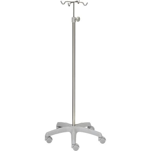 Стойка для сыворотки на роликах - 22393 - Inmoclinc - 4 крюка