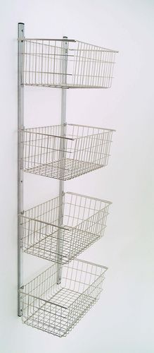 Настенная опора для оборудования - 20400 - Inmoclinc - из нержавеющей стали / с корзинами