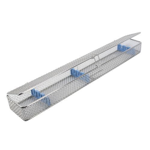 Поднос для стерилизации для инструментов - 08774 - Key Surgical - из нержавеющей стали / из силикона / перфорированный