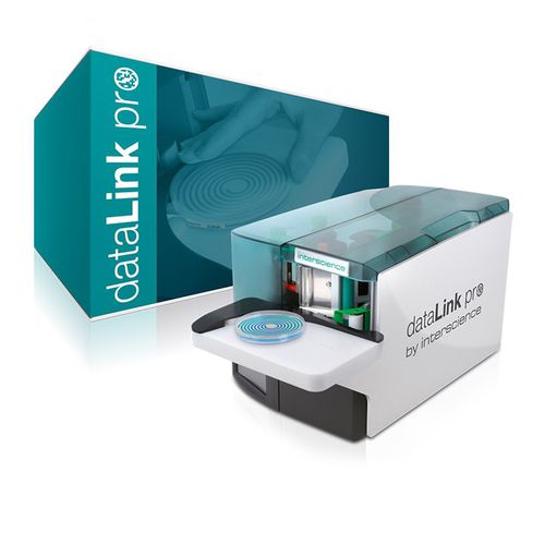 Этикетировочная машина для чашки Петри - dataLink pro - INTERSCIENCE - полуавтоматическая / для штрих-кода