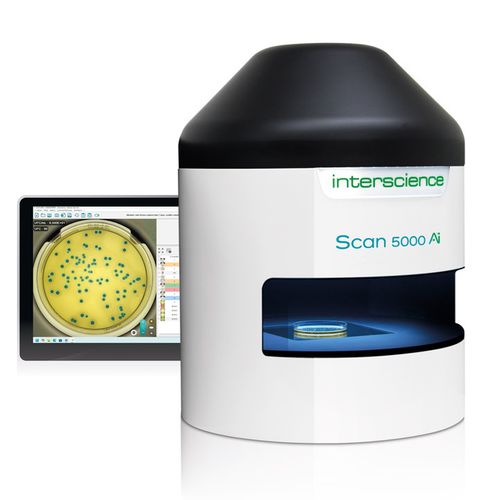 Счетчик колоний с поддержкой ИИ - Scan 5000 Ai - INTERSCIENCE - автоматический / компактный / для чашек Петри