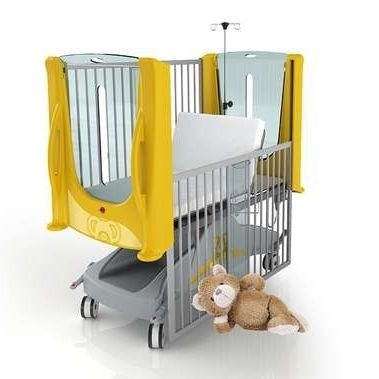 Наклонная медицинская люлька - Cuddle - Stiegelmeyer GmbH & Co. KG - Тренделенбург / прозрачная / электрическая