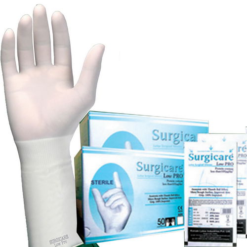 Перчатка из латекса - Surgicare Low Pro - Kanam Latex Industries  - медицинская / опудренная / стерильная