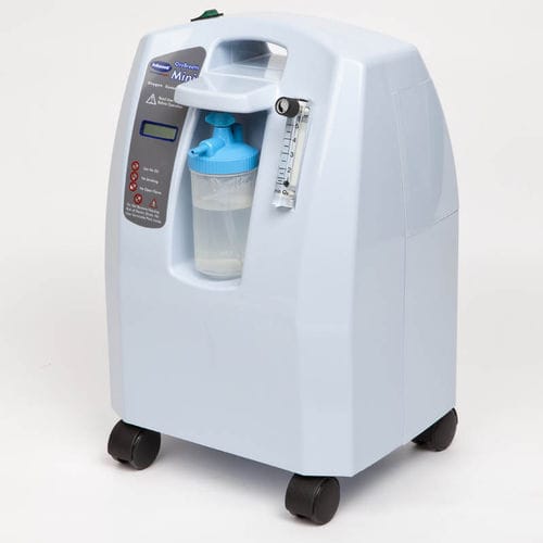 Медицинский концентратор кислорода - OxyBreath Mini 3  - Kare Medical and Analytical Devices - на роликах / переносной / 1 резервуар