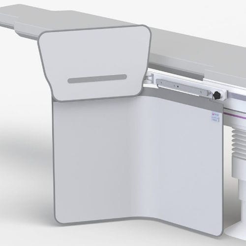 Экран радиозащиты рентгеновские лучи - 312/E 100cm wide series - Kenex Electro-Medical - устанавливаемый на кресле для осмотра / 0,50 мм