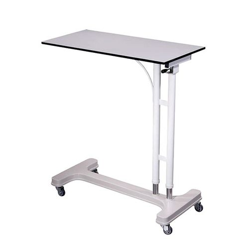 Прикроватный столик с пневматическим приводом - K058 / K - Kenmak Hospital Furnitures  - на роликах / с регулируемой высотой