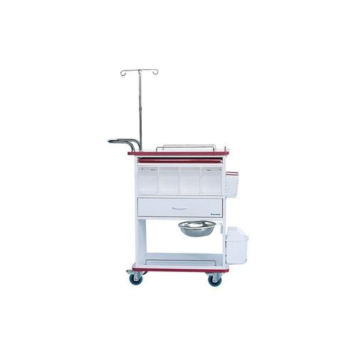 Медицинская тележка - K041 - Kenmak Hospital Furnitures  - для аптеки / мусорный контейнер / 1 выдвижной ящик