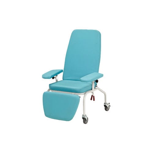 Ручное кресло для забора крови - K019 / B - Kenmak Hospital Furnitures  - 3 секции / на роликах