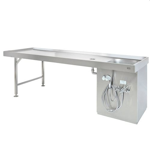 Стол для аутопсии для судебной медицины - ST 10/350 - KUGEL medical GmbH & Co. KG - для сечения / для мойки покойников / фиксированный