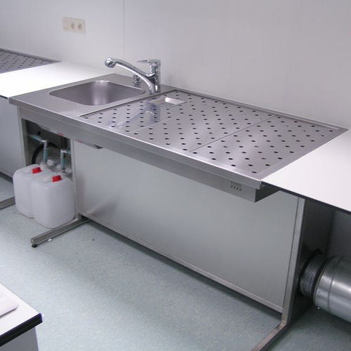 Лабораторная рабочая станция для гистопатологии - UCS-2500 - KUGEL medical GmbH & Co. KG - для подготовки проб / настенный / с раковиной